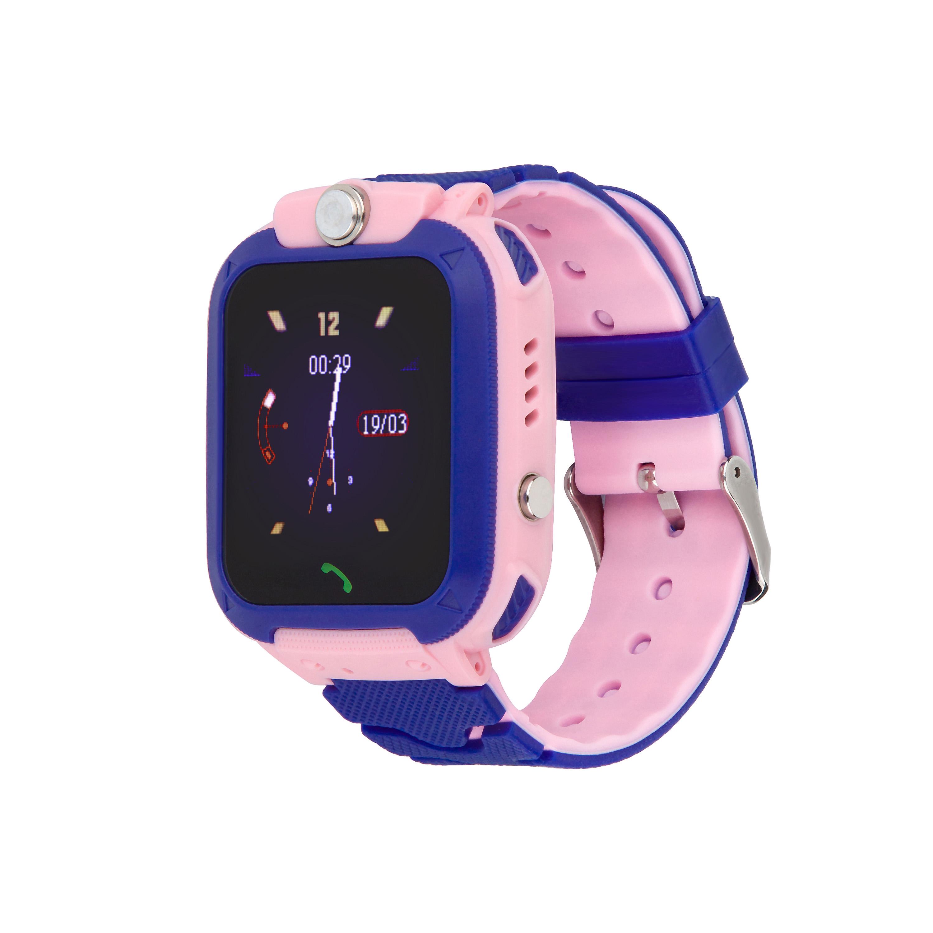 Детские смарт часы-телефон с термометром Discovery D2000 THERMO Pink