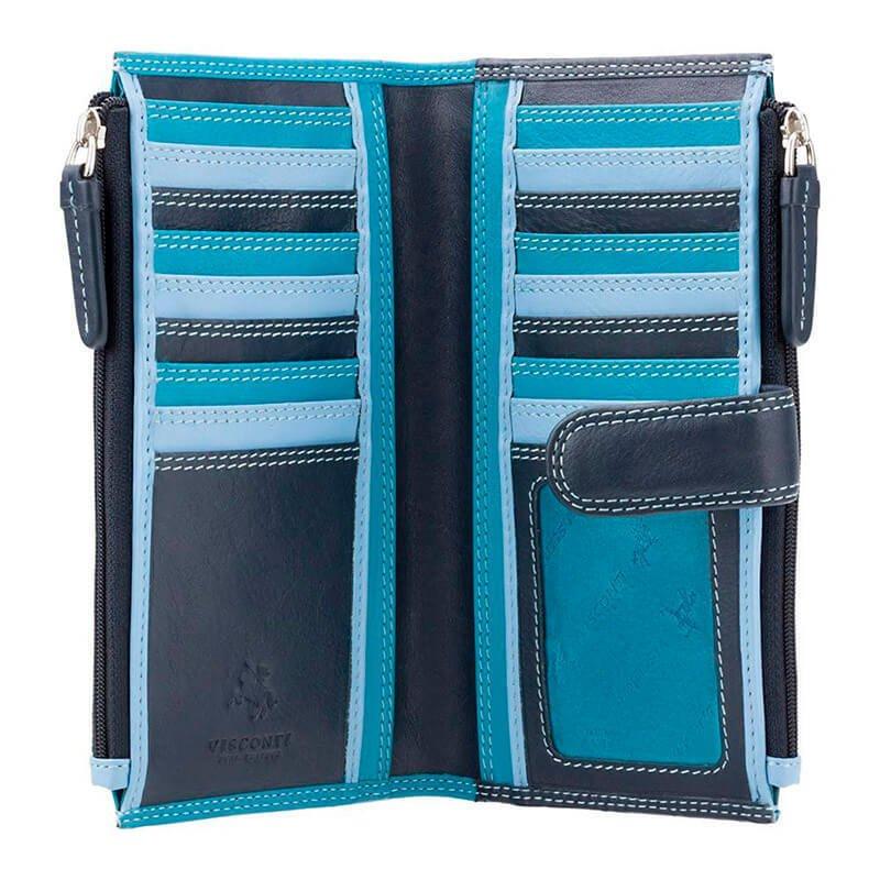 Кошелек женский Visconti Bermuda Blue/Multi (RB100 BLUE MULTI) - фото 2