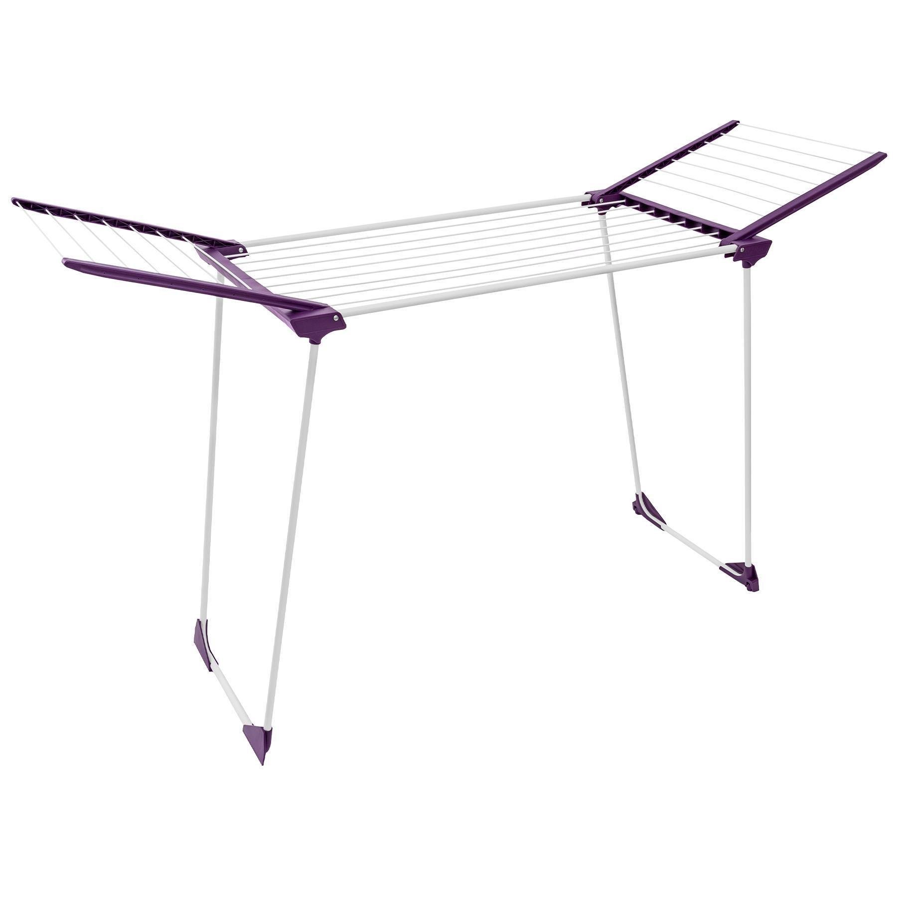 Сушка для белья напольная Casa Si Winner 18m White/Purple (CS92269) - фото 1