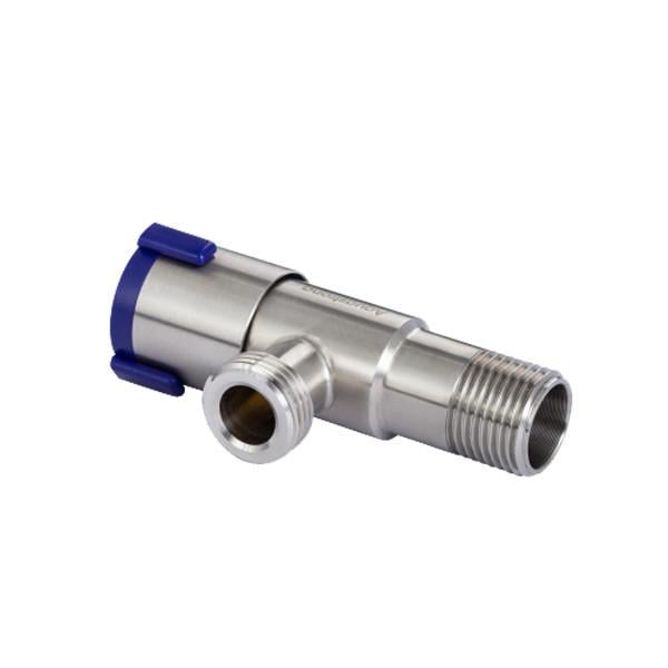 Кран угловой Aquastrong V2 нержавеющая сталь M1/2хM1/2" Blue (24385533) - фото 4 Кран угловой Aquastrong V2 нержавеющая сталь M1/2хM1/2" Blue (24385533) - фото 4