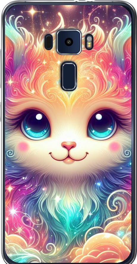Чехол на Asus Zenfone 3 ZE552KL Сказочный котенок (5813u-448-42517)