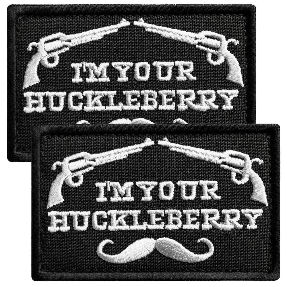 Набор шевронов с липучкой ''I am your Huckleberry'' 5x8 см 2 шт. (25833)