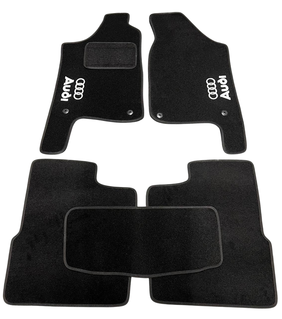 Коврики в салон ворсовые для Audi100/А6 1991-1997 5 шт. Черный (27327172)