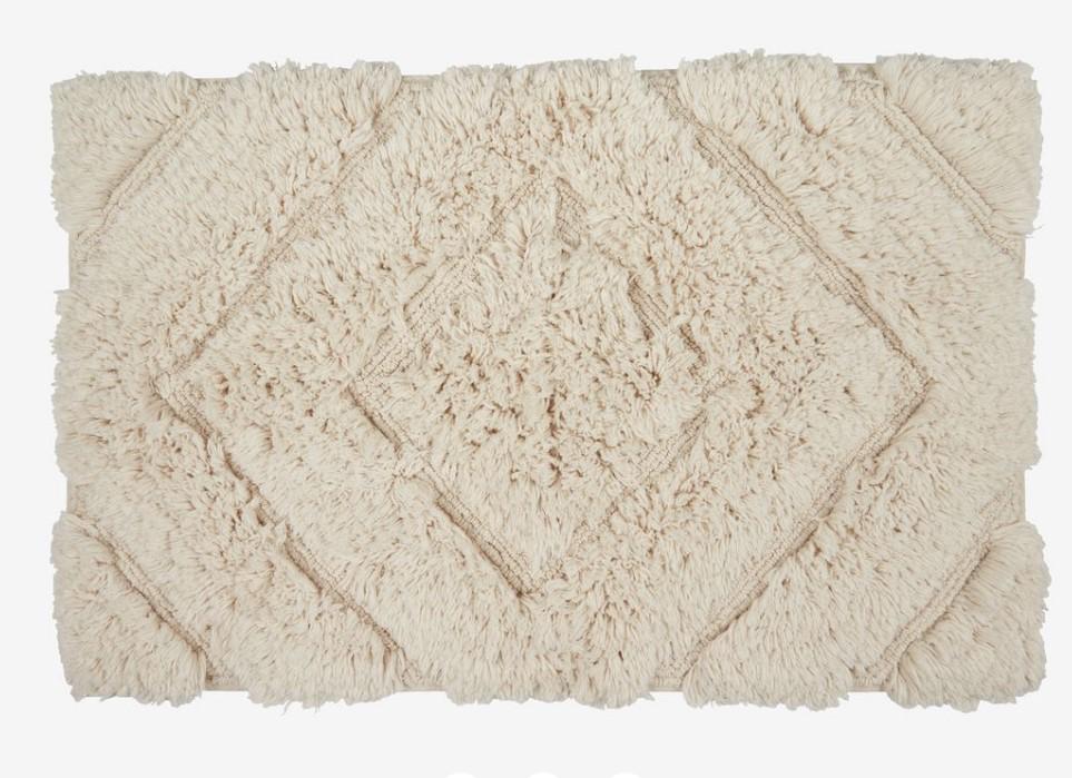 Коврик для ванны 50x80 см Натуральный