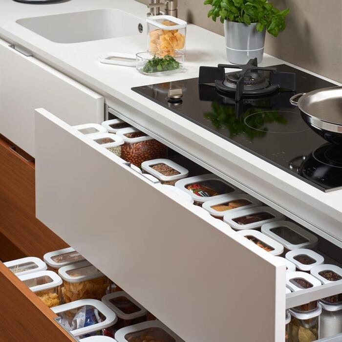 Набор емкостей для хранения Modula Mepal 9 пр. Белый (106994530600) - фото 5 Набор емкостей для хранения Modula Mepal 9 пр. Белый (106994530600) - фото 5