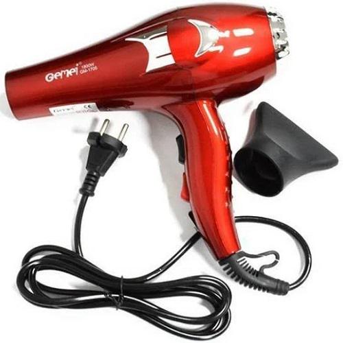 Фен Gemei GM-1705 1800 Вт с концентратором (01376-1)