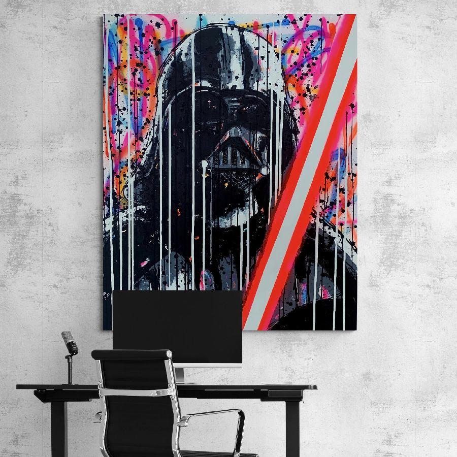 Картина на холсте Дарт Вэйдер Star Wars HolstPrint 60х90 см