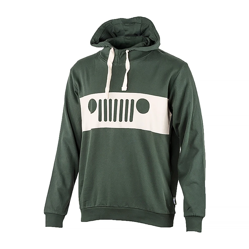 Худі чоловіче JEEP HOODED SWEATSHIRT GRILLE Print L Хакі (O102565-E844 L)