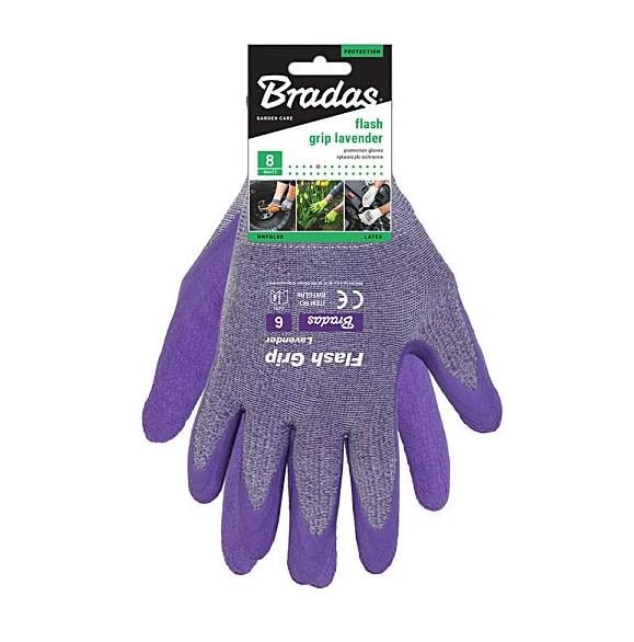 Перчатки защитные Bradas Flash Grip Lavender Full р. 7 (28792) - фото 2