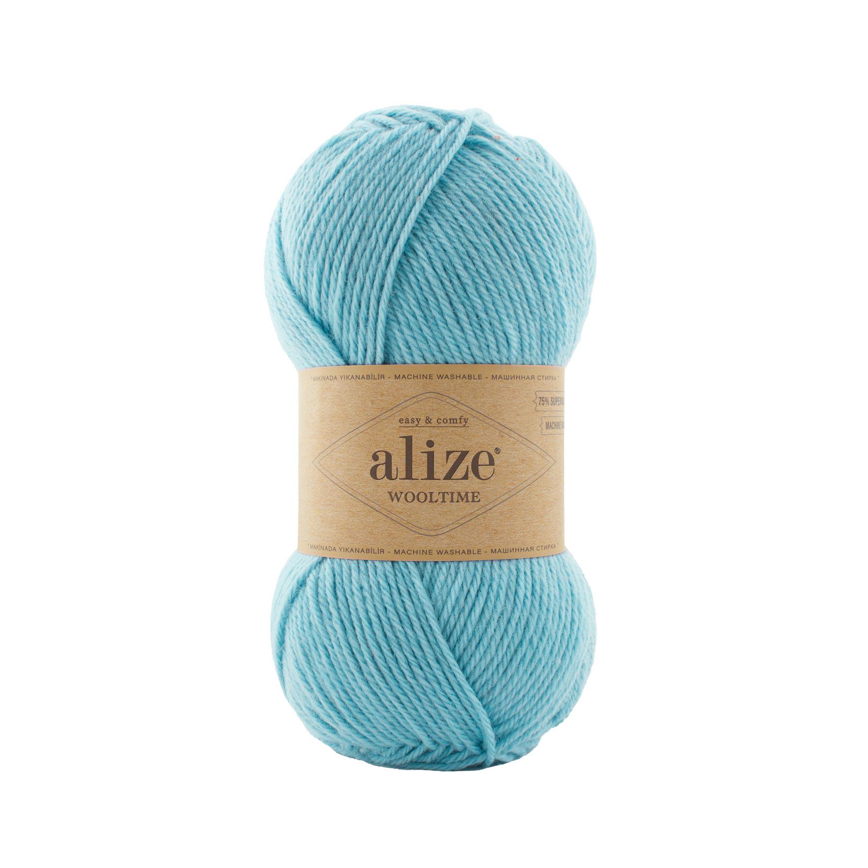 Пряжа Alize Wooltime 522 Небесный (5810)