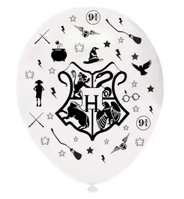 Воздушные шары Гарри Поттер 30 см 5 шт. Белый (11487006)