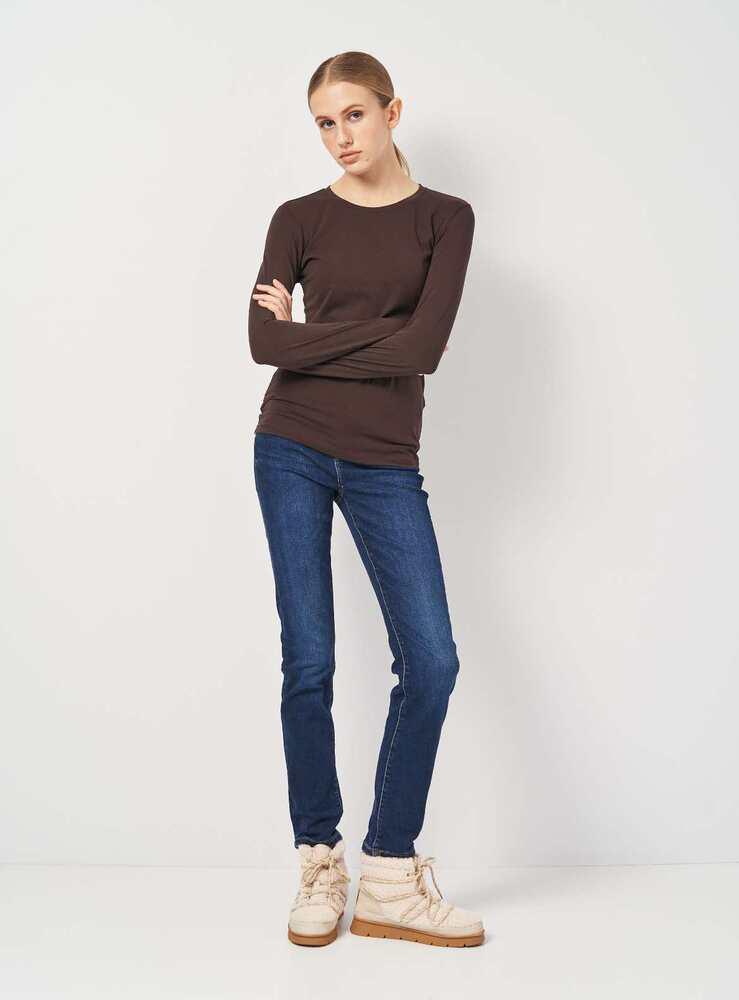 Футболка C&A 84833/2181510x70 довгий рукав жіноча XS Коричневий (191414) - фото 4 Футболка C&A 84833/2181510x70 довгий рукав жіноча XS Коричневий (191414) - фото 4