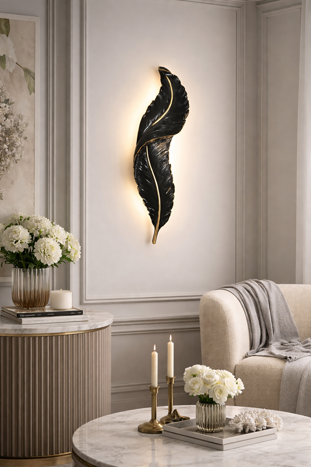 Настенный светильник Velvet Wing LED 3 режима 25W (20466/900BК) Настенный светильник Velvet Wing LED 3 режима 25W (20466/900BК)