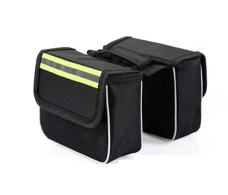 Велосипедная подрамная сумка № 2 Черный (Happy-55)