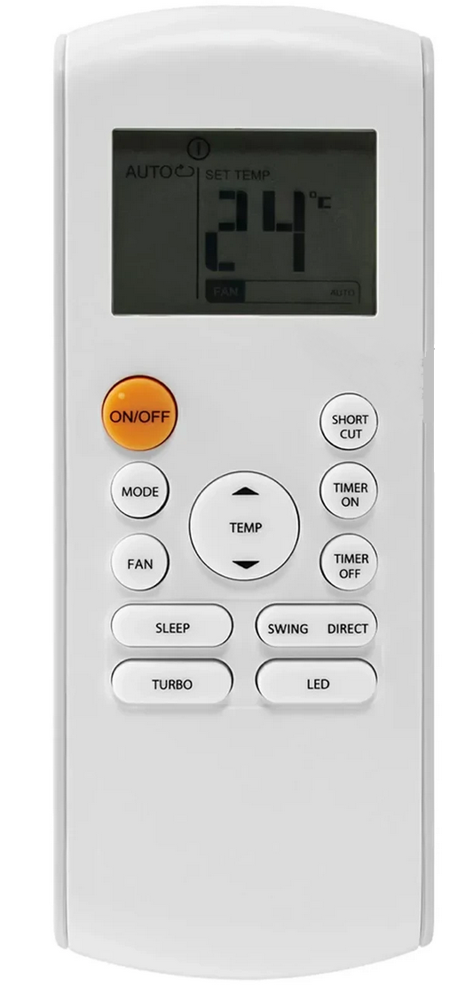 Пульт для кондиционера BOSCH 5000 RAC 2,6-2 IBW (1883338487)