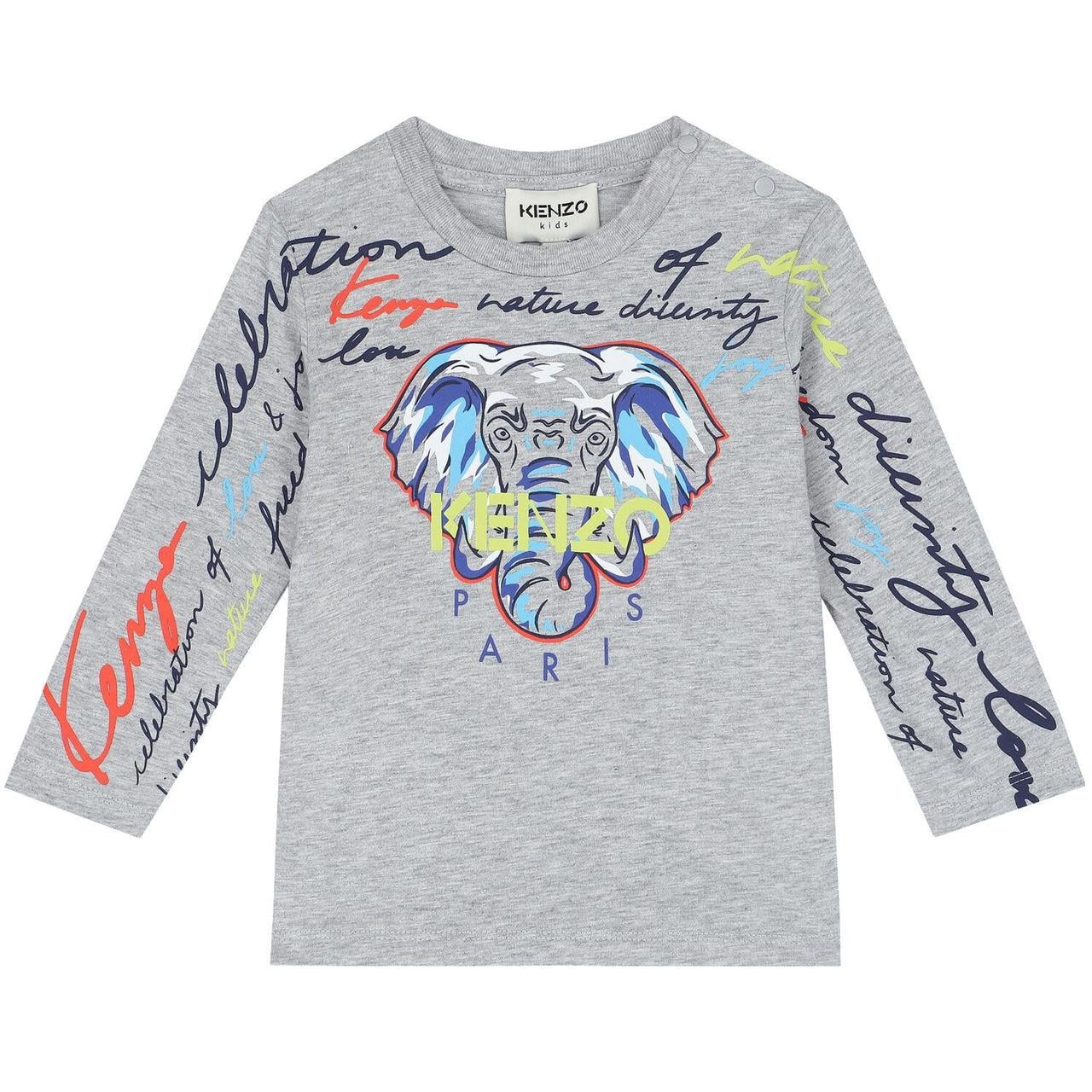 Лонгслів KENZO 05431 слон 98 см 3 роки (32541503)