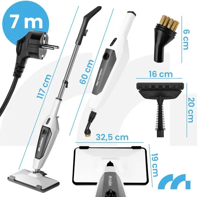 Швабра парова Maltec SteamExpert HDS4600W 15в1 2000 Вт - фото 8 Швабра парова Maltec SteamExpert HDS4600W 15в1 2000 Вт - фото 8