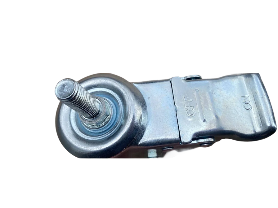 Колесо поворотное PVC с тормозом на штифте 100 мм (1849059957) - фото 4