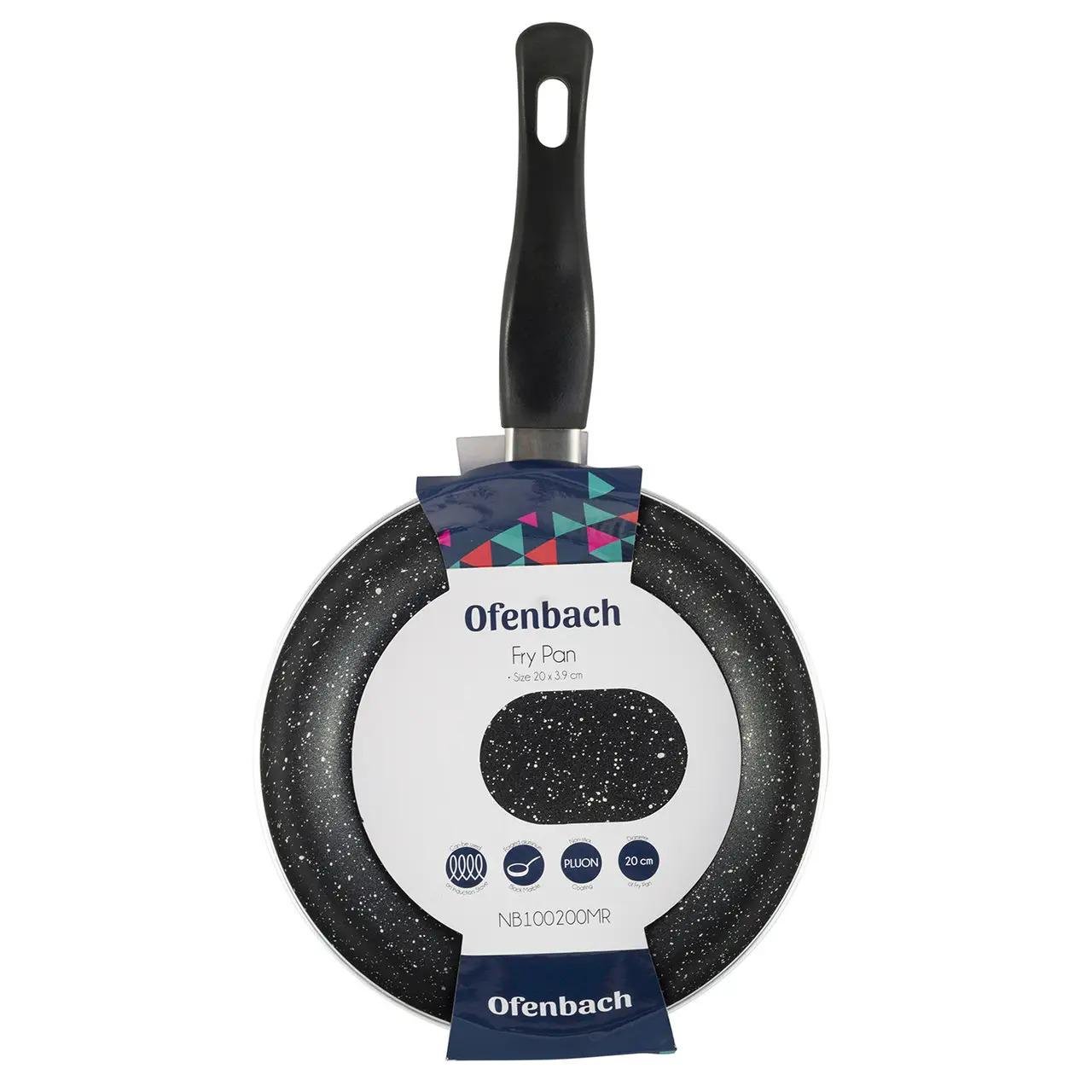 Сковорода Ofenbach из алюминия с мраморным покрытием 20 см (KM-102010200MR)