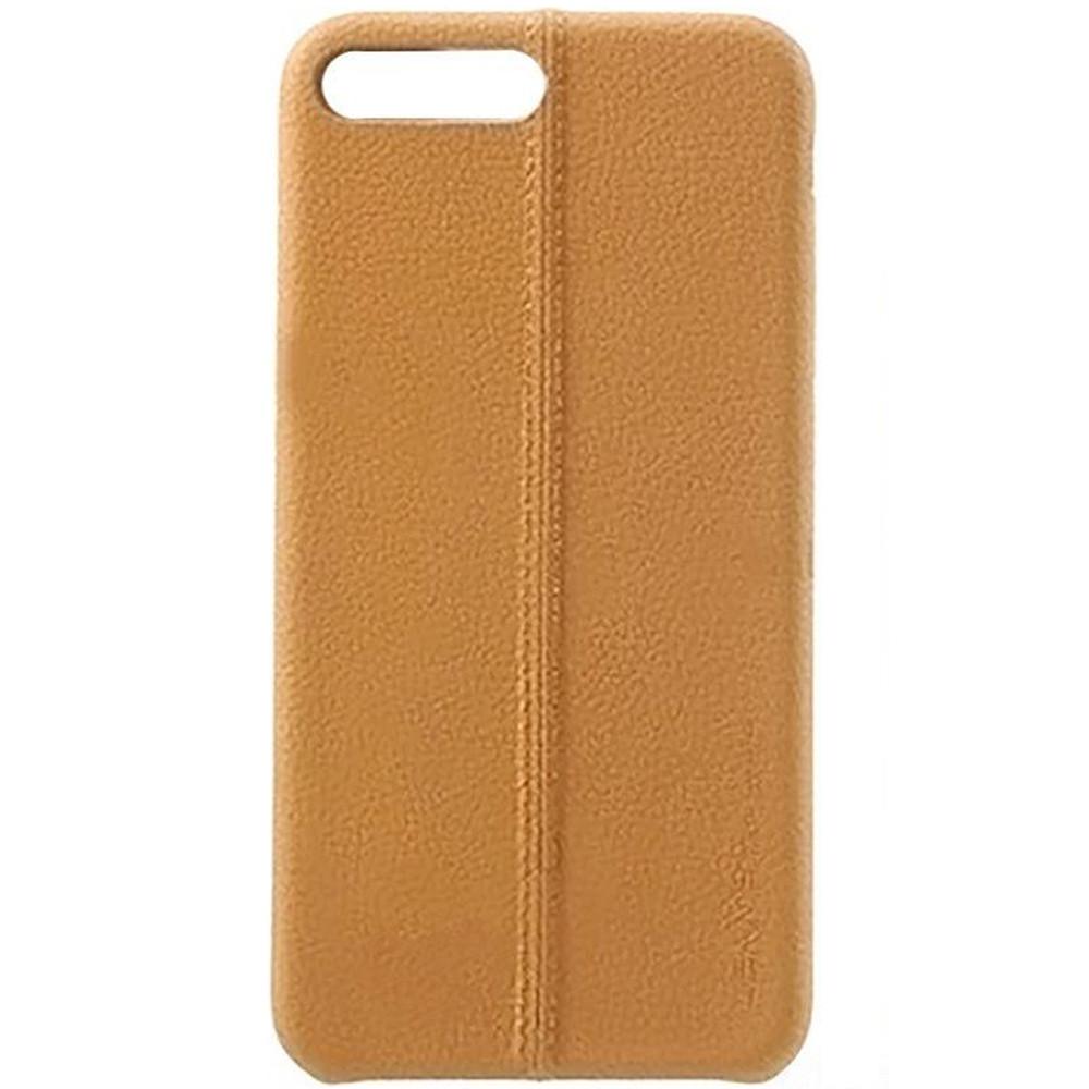 Кожанный чехол накладка Usams Joe Series for iPhone 7/8 Plus, Light Brown