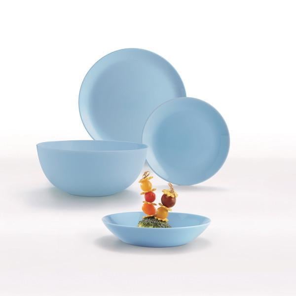 Столовый сервиз Luminarc Diwali Light Blue стеклокерамика 19 пр. Голубой (2961P) Столовый сервиз Luminarc Diwali Light Blue стеклокерамика 19 пр. Голубой (2961P)