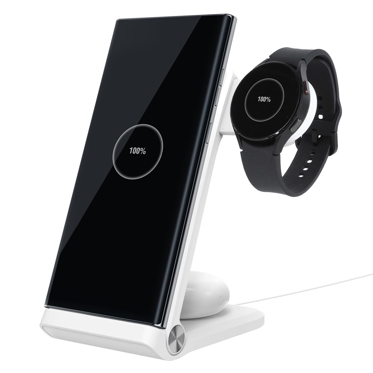 Док-станция беспроводная Nillkin PowerTrio 3в1 для смартфона Samsung Galaxy Watch/наушников Galaxy Buds (1715733074)