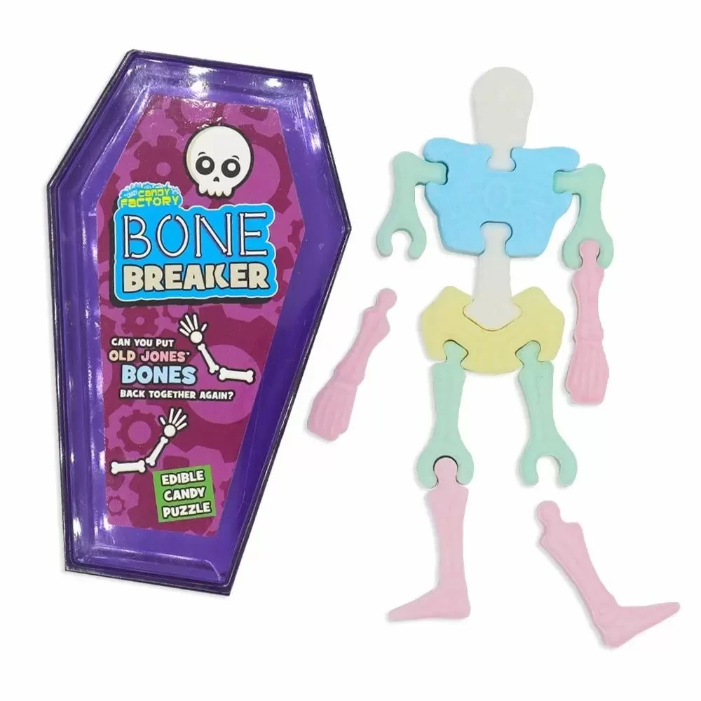 Цукерки-Кістки Halloween Bone Breaker Crazy Candy Factory 50 г (1676306822)