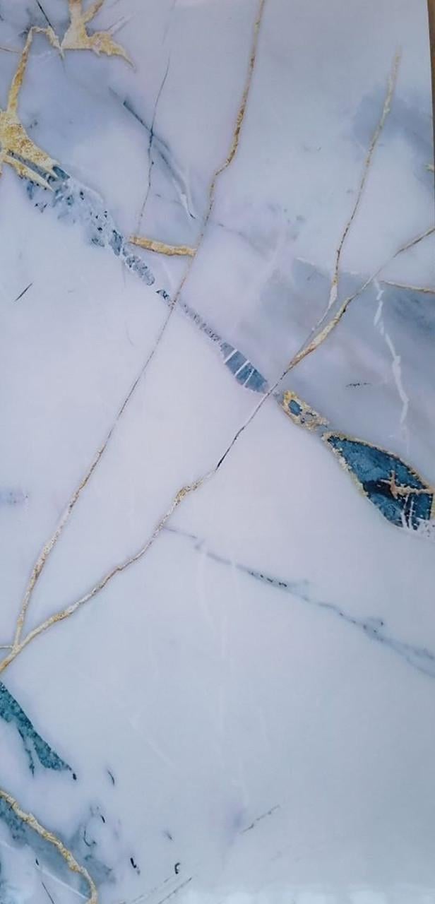 Панель самоклеюча глянцева РЕТ під колір структури 600х300х2,5 мм Пастельний світлий мокрий асфальт з відтінком сірий (VN3-139) - фото 2