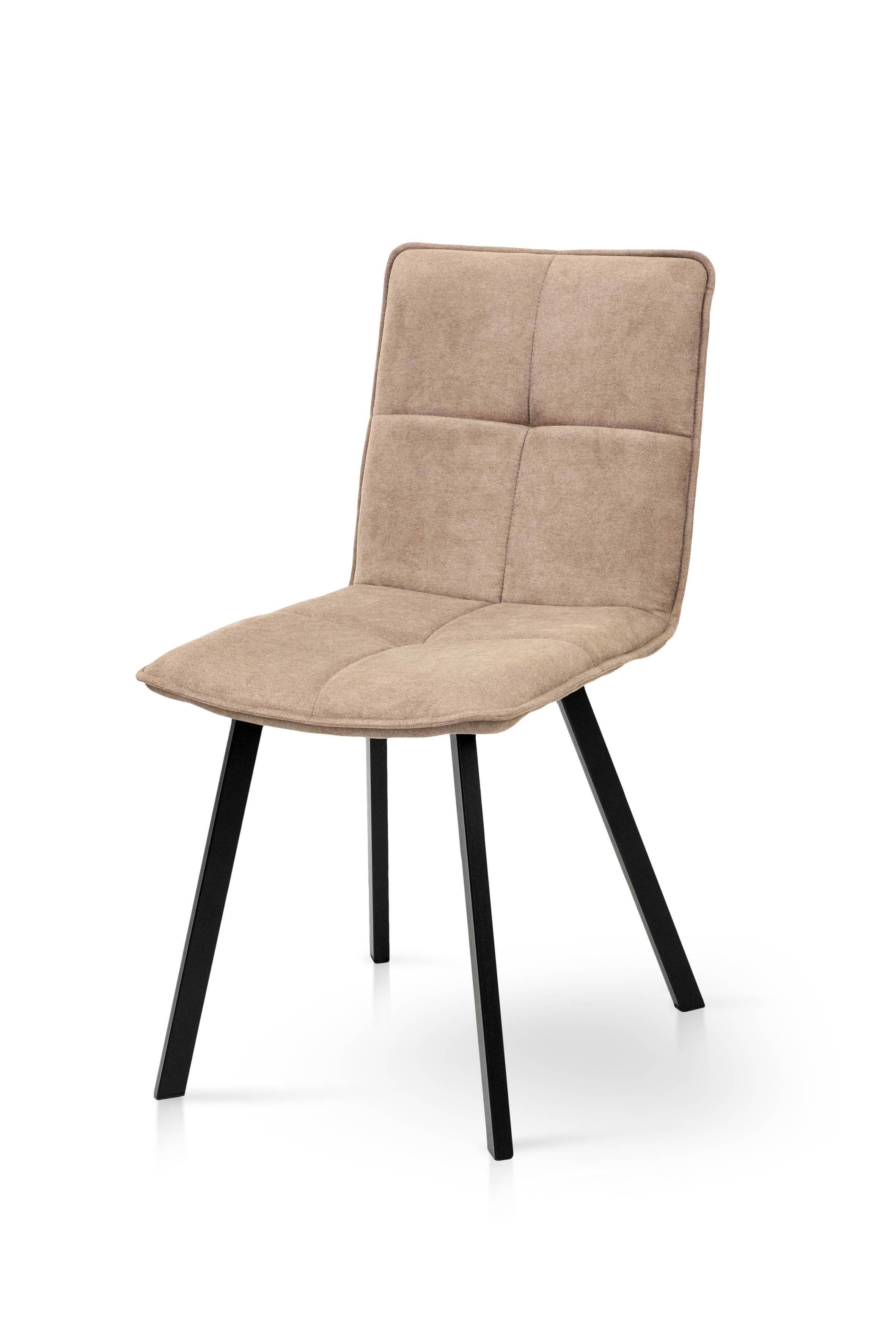 Стілець для кухні та вітальні Фіджи Тетріс 440х830х530 мм Чорний/Коричневий (GAА0056044) - фото 1 Стілець для кухні та вітальні Фіджи Тетріс 440х830х530 мм Чорний/Коричневий (GAА0056044) - фото 1