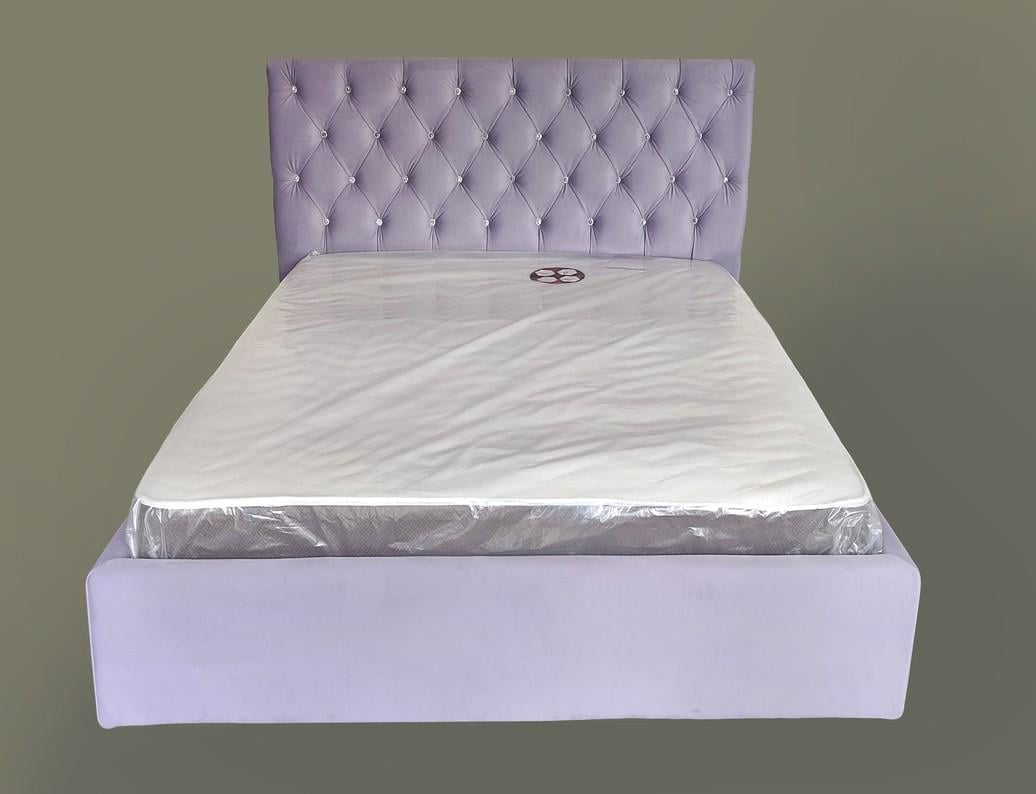 Кровать двуспальная Arizona Comfort Simple с подъемным механизмом и нишей для белья 180x190 см Сиреневый - фото 2 Кровать двуспальная Arizona Comfort Simple с подъемным механизмом и нишей для белья 180x190 см Сиреневый - фото 2