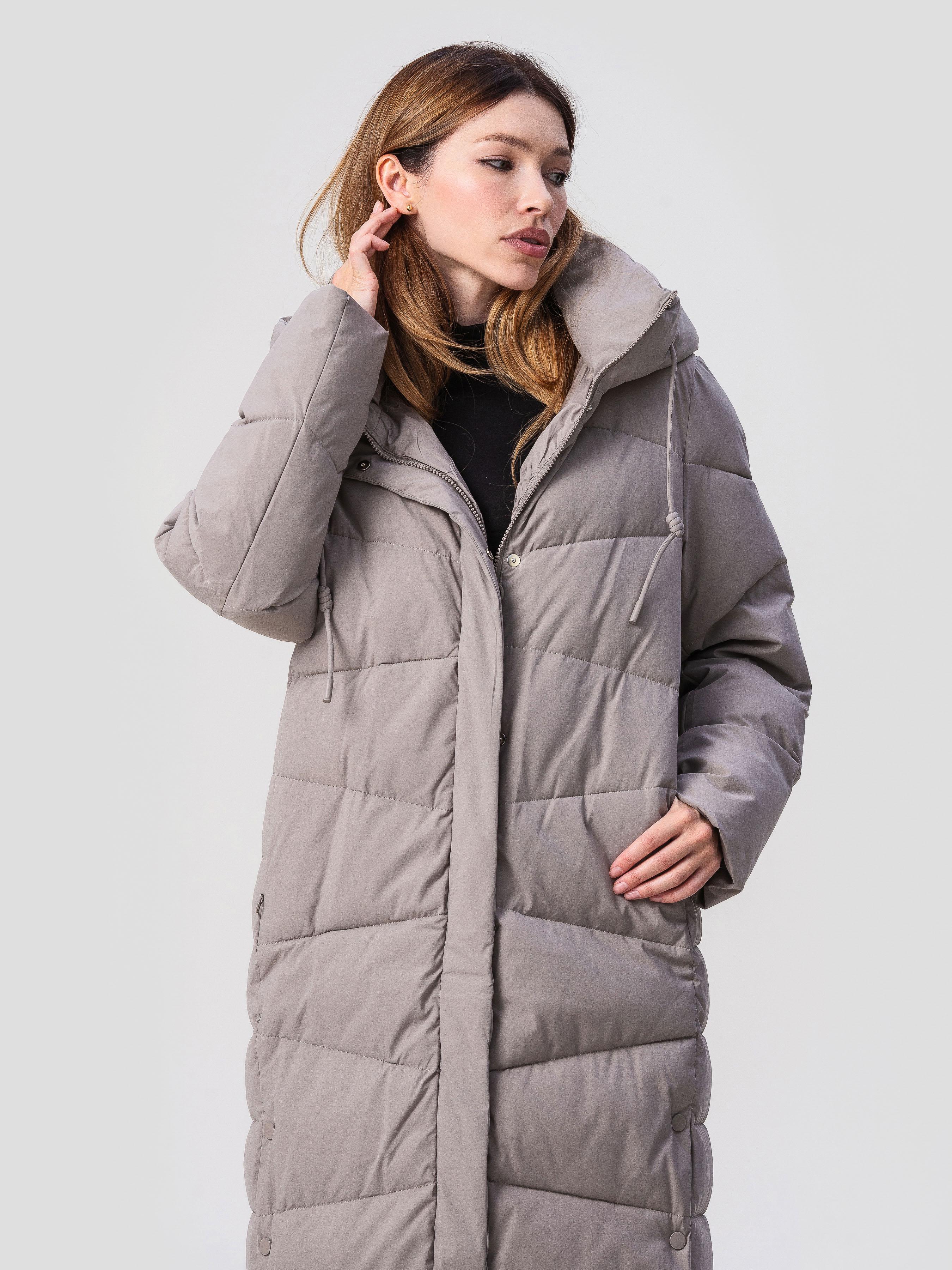 Куртка зимняя Towmy р. 54 Капучино (9108-54) - фото 4 Куртка зимняя Towmy р. 54 Капучино (9108-54) - фото 4