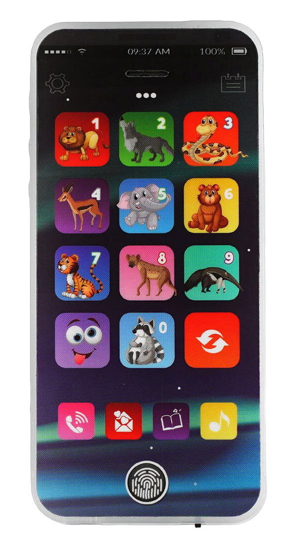 Телефон интерактивный WToys сенсорный стишки/цифры/звуки (TK 11206)