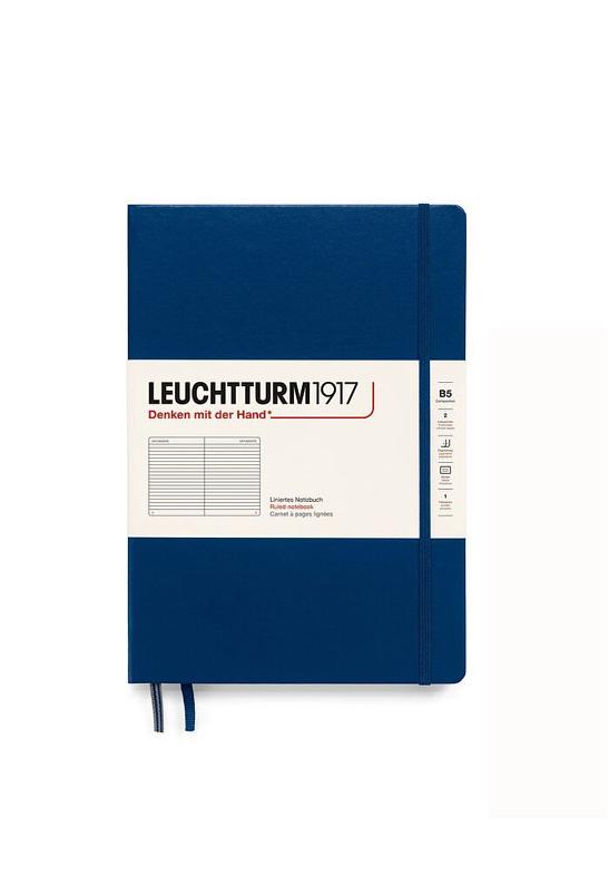 Блокнот Leuchtturm1917 Composition B5 линия Темно-синий (366179)