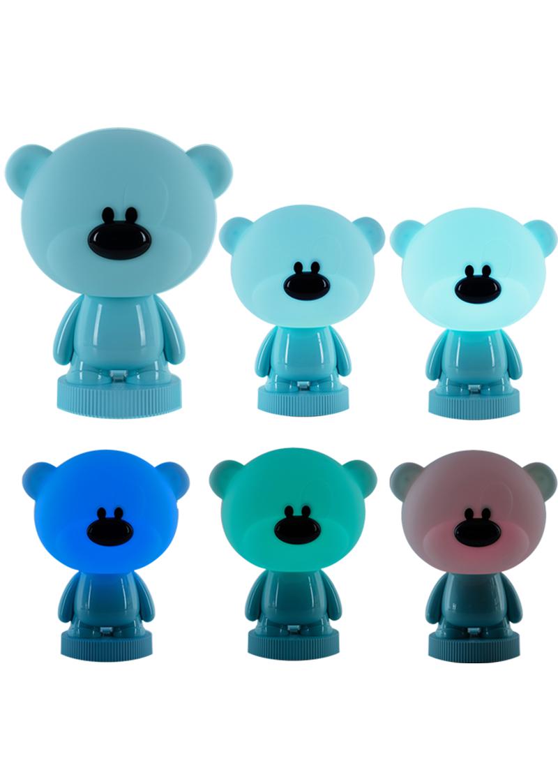 Светильник-ночник LED с аккумулятором KITE Bear Голубой (K24-490-2-3) - фото 4 Светильник-ночник LED с аккумулятором KITE Bear Голубой (K24-490-2-3) - фото 4