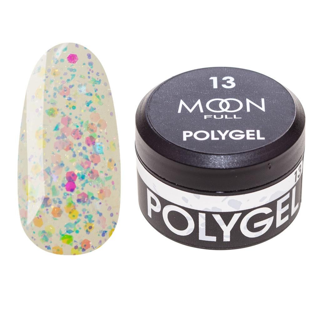Полигель для наращивания Moon Full Poly Gel №13 15 мл