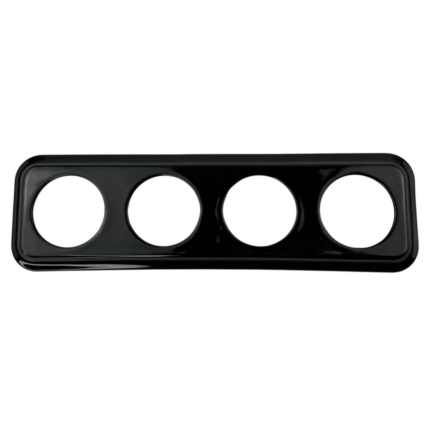 Рамка керамическая квадратная Keruida Черный на 4 поста для скрытого монтажа