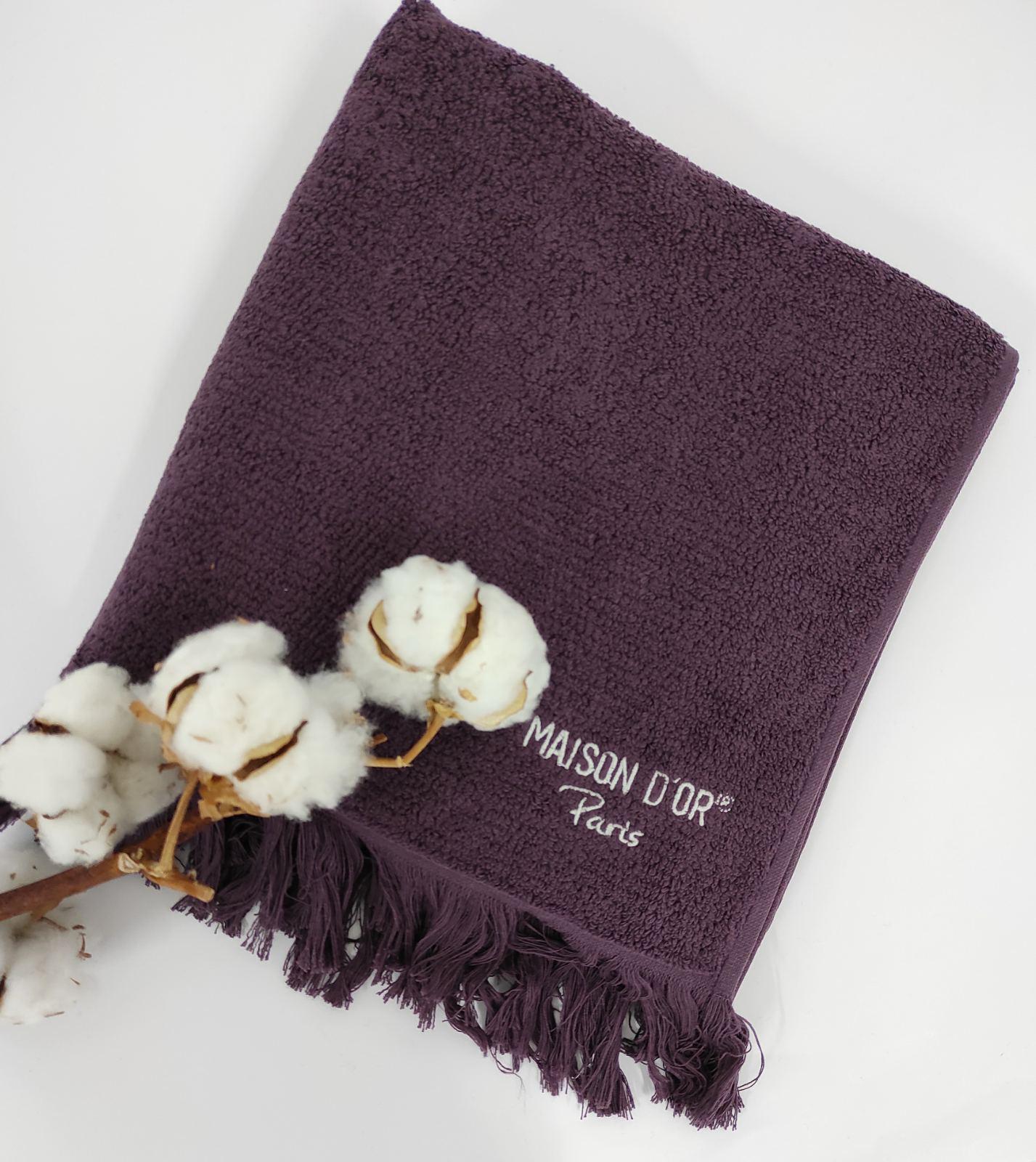Полотенце Maison D'or Marcel 85x150 Purple (CN6072) - фото 1 Полотенце Maison D'or Marcel 85x150 Purple (CN6072) - фото 1