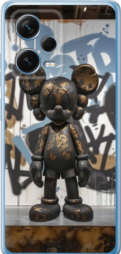 Чехол на Xiaomi Redmi Note 12 Pro+ 5G Bronze kaws v2 (6098u-3612-42517)