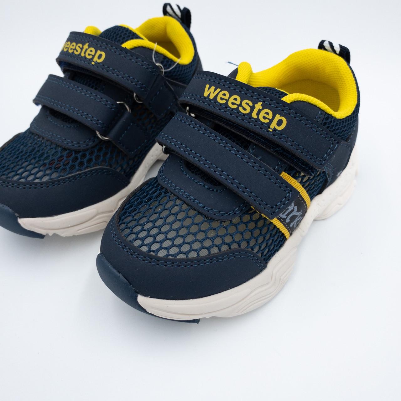 Кросівки для хлопчика Weestep з сіточкою р. 25 Синій (822350331) - фото 3