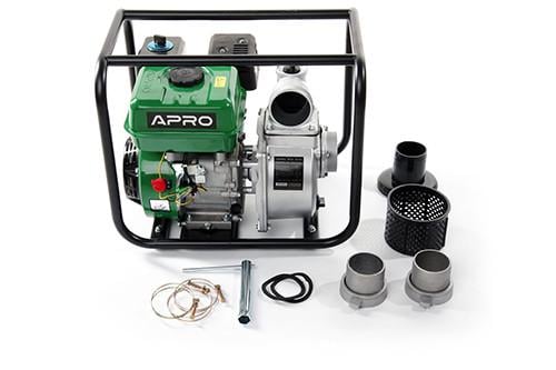 Мотопомпа бензиновая четырехтактная Apro WP-60 6,5 л.с. 60 м3/ч 30 м (2969024732) Мотопомпа бензиновая четырехтактная Apro WP-60 6,5 л.с. 60 м3/ч 30 м (2969024732)