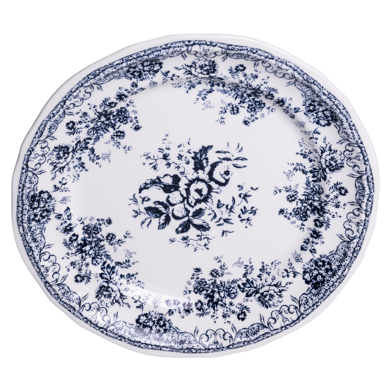 Столовий сервіз порцелянового посуду на 6 персон Vintage Elegant комплект тарілок та чашок 32 предмети Білий/Синій (YY78-6A) - фото 10 Столовий сервіз порцелянового посуду на 6 персон Vintage Elegant комплект тарілок та чашок 32 предмети Білий/Синій (YY78-6A) - фото 10