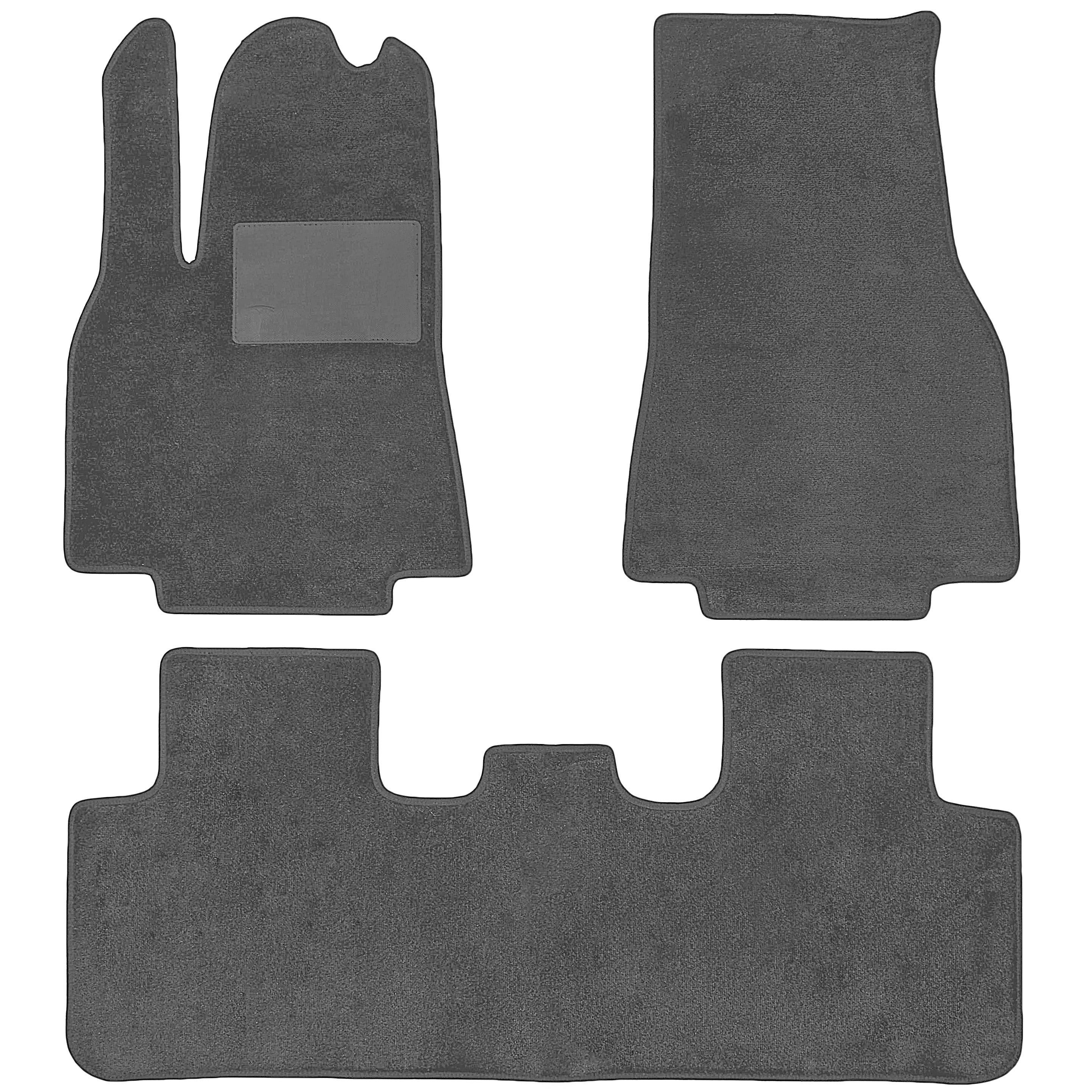 Коврики в салон Optimal для Tesla Model Y '20- текстильные Серый