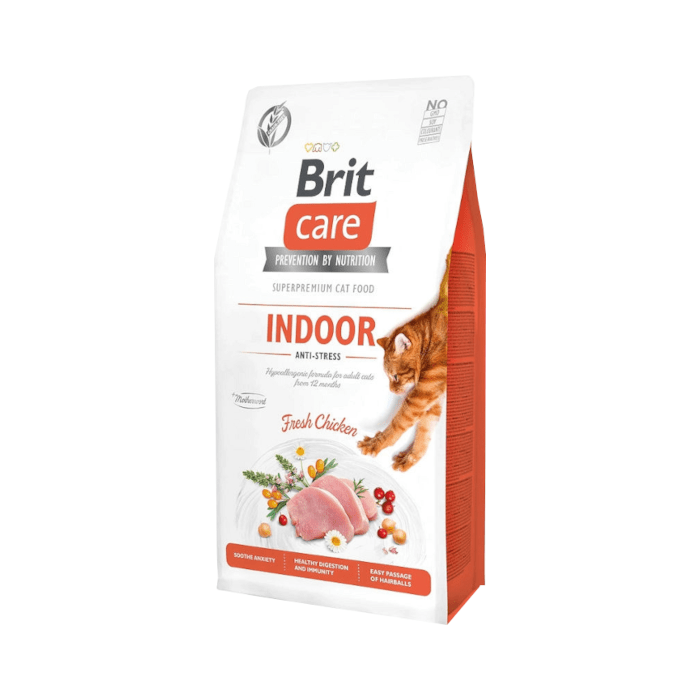 Корм сухий BRIT Care Cat Grain-Free Indoor Anti-Stress 7 кг (26206019) Корм сухий BRIT Care Cat Grain-Free Indoor Anti-Stress 7 кг (26206019)