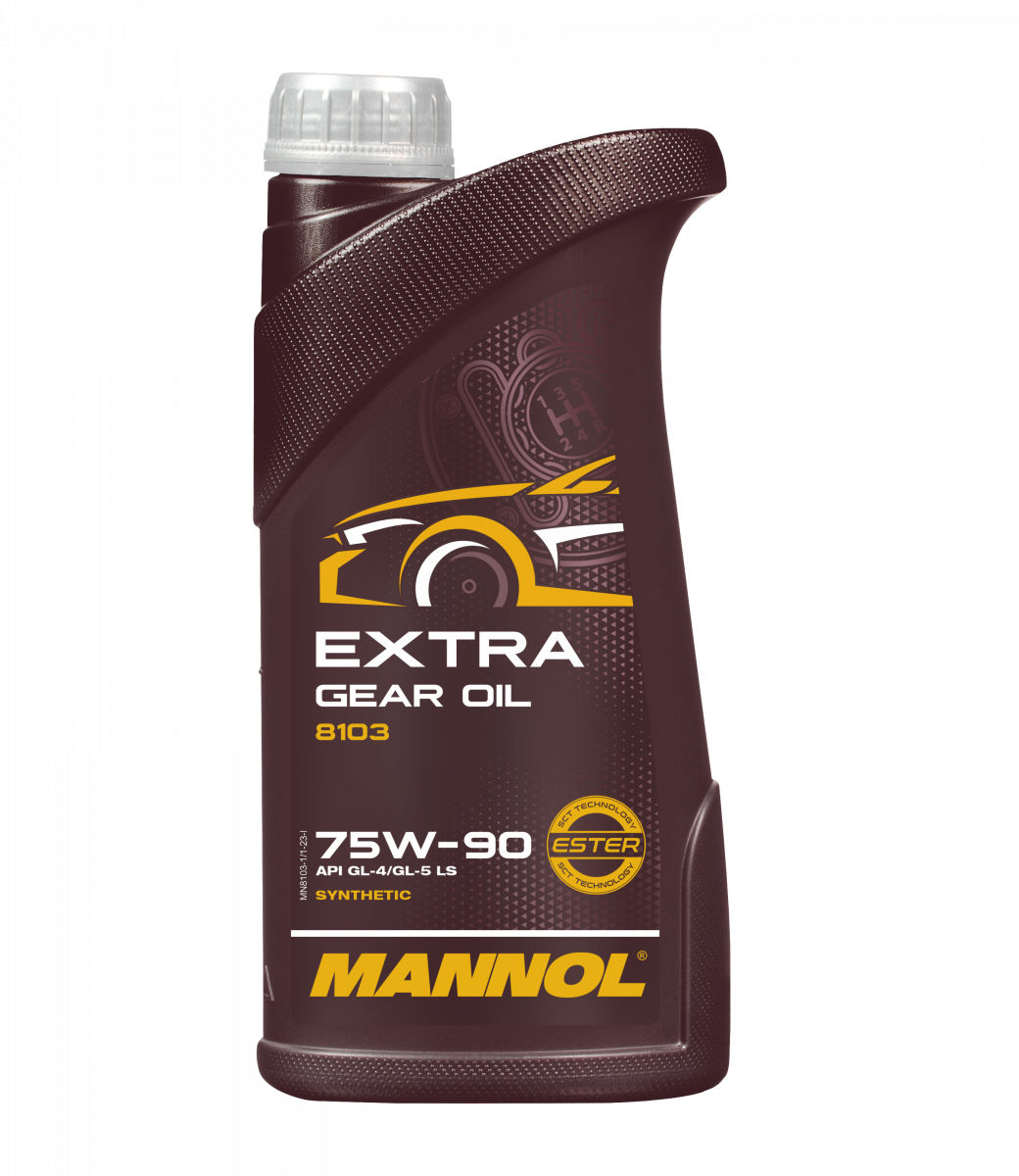 Трансмісійна олія Mannol 8103 Extra Gear Oil 75W-90 GL-4/GL-5 LS 1 л (MN8103-1) - фото 1