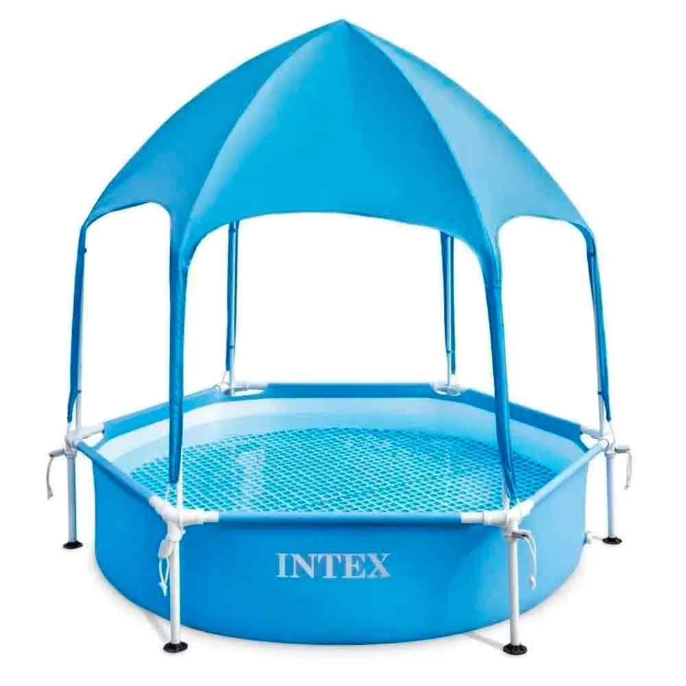 Басейн дитячий каркасний Intex 28209 круглий 188x38 см 700 л Синій (28209) Басейн дитячий каркасний Intex 28209 круглий 188x38 см 700 л Синій (28209)