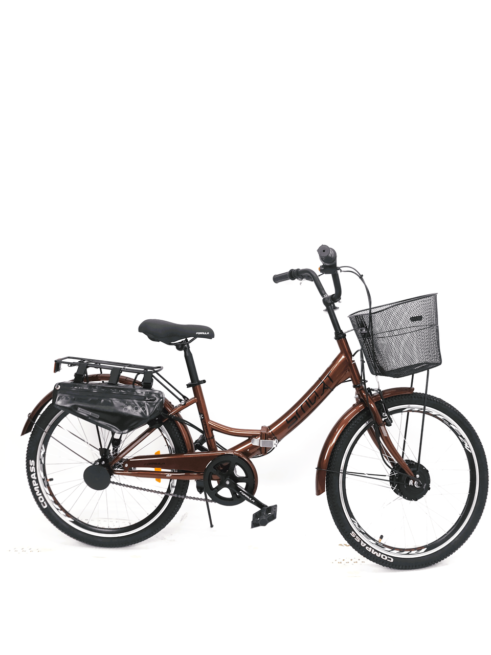 Електровелосипед Crosser Smart 24" 500W 36V 13,2Ah Бронзовий (2361675259)