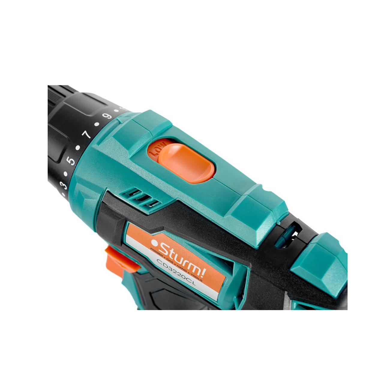 Дриль-шуруповерт акумуляторний Sturm CD3220CL 2415714497 20 В Li-ion - фото 5