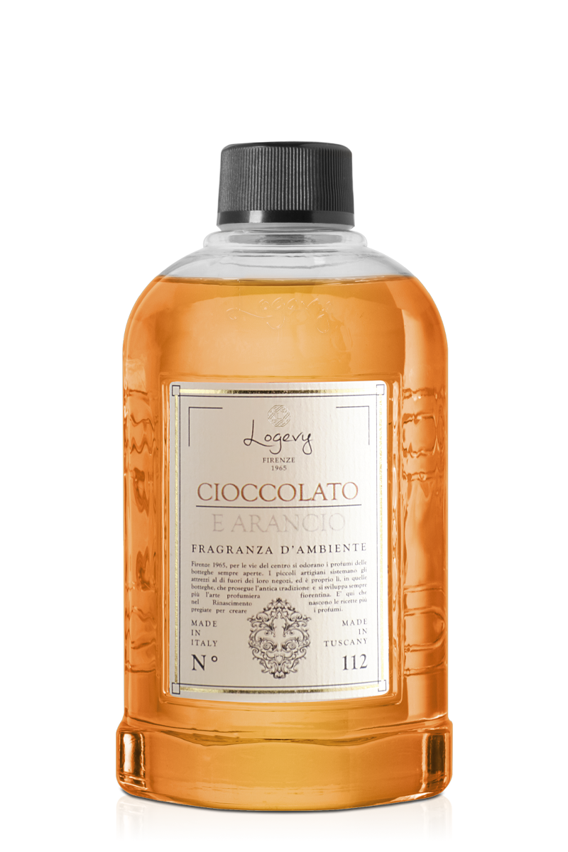 Наповнювач для аромадифузору Logevy Firenze Refill Cioccolato e Arancio Шоколад & Апельсин 500 мл (LOG136)