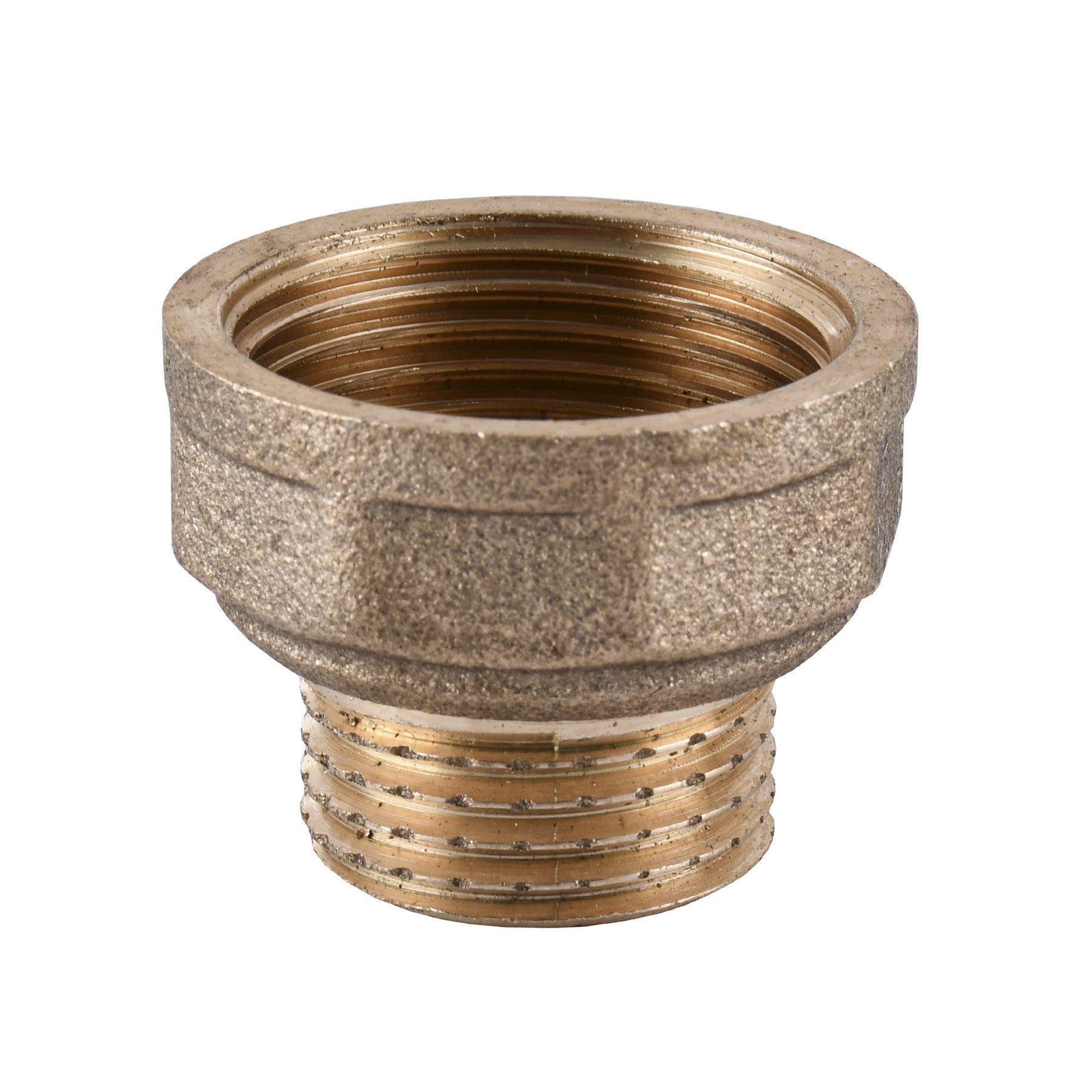 Перехідник редукційний латунний VA 3/4" ВРх1/2" ЗР штампований (А0603А) Перехідник редукційний латунний VA 3/4" ВРх1/2" ЗР штампований (А0603А)