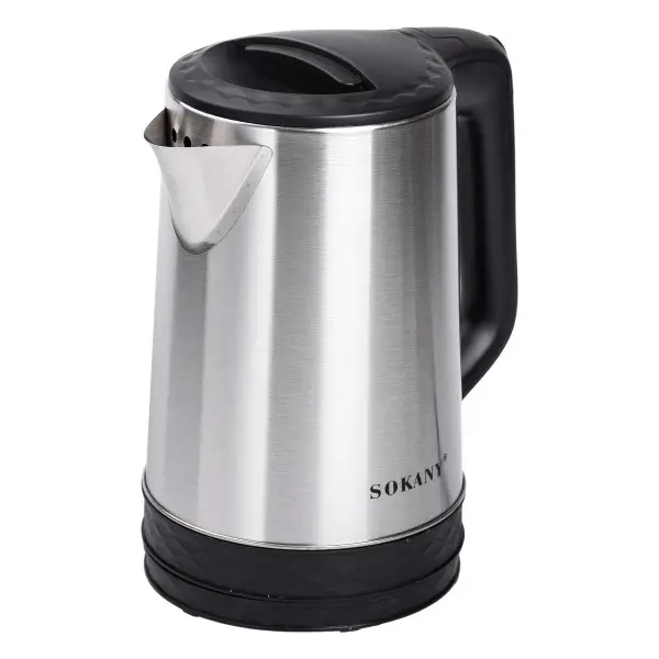 Електрочайник Sokany SK-09022 2.3 л 1500 Вт із нержавіючої сталі Сірий (149-107-SK-09022) - фото 4 Електрочайник Sokany SK-09022 2.3 л 1500 Вт із нержавіючої сталі Сірий (149-107-SK-09022) - фото 4